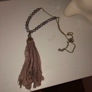 3/$20 Long tassel necklace.